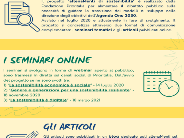 Webinar “AllenaMenti di Sostenibilità”