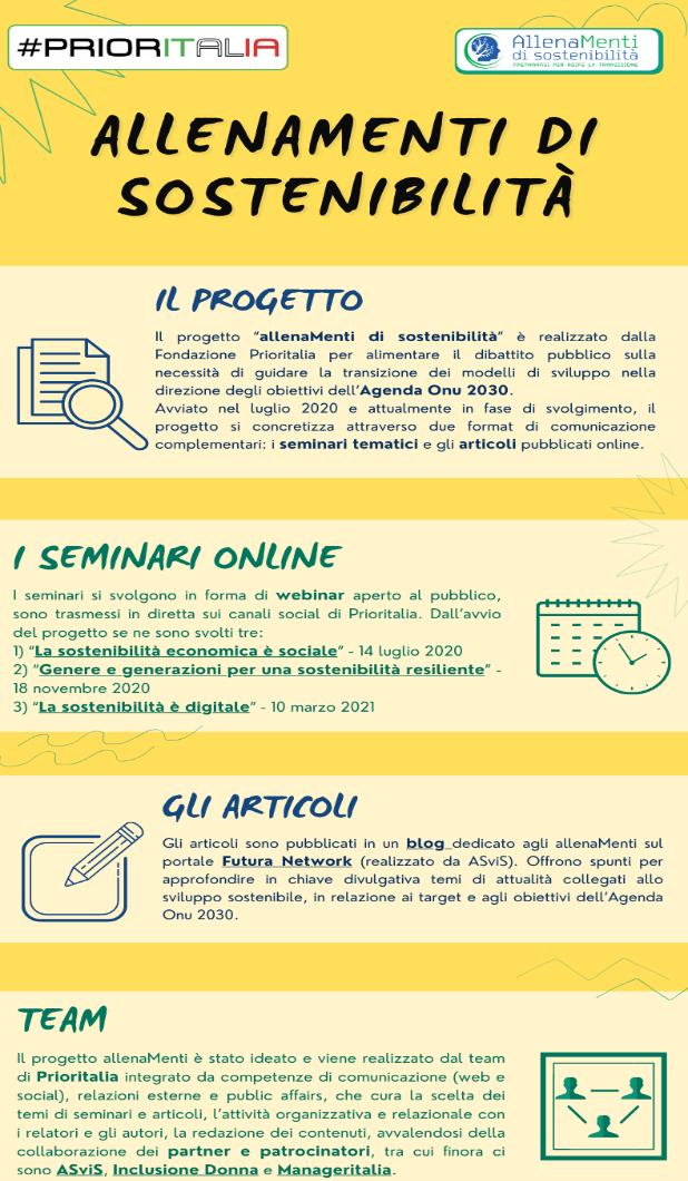 Webinar “AllenaMenti di Sostenibilità”